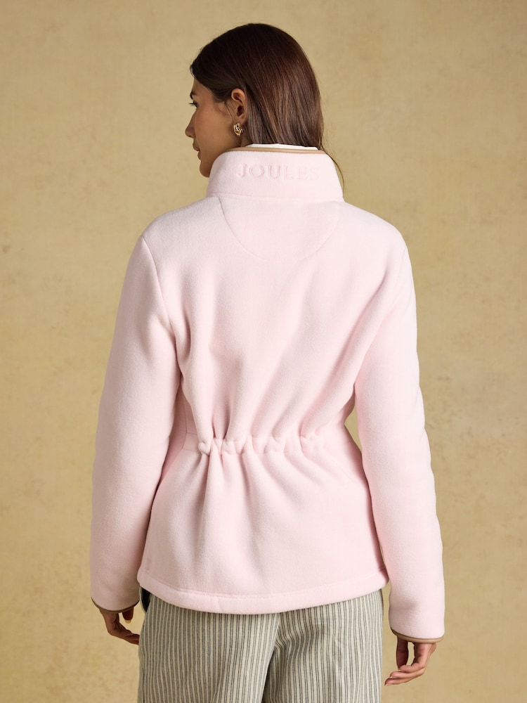 Hellpink - Joules Heritage Polarfleecejacke mit Reißverschluss - Bild 2 von 9
