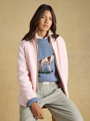 Hellpink - Joules Heritage Polarfleecejacke mit Reißverschluss - Bild 4 von 9