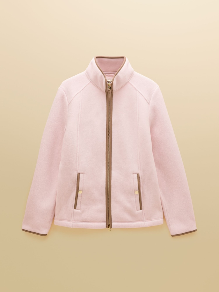 Hellpink - Joules Heritage Polarfleecejacke mit Reißverschluss - Bild 9 von 9