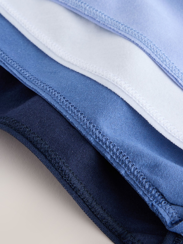 Blue Full Brief Cotton Logo Knickers 4 Pack - Image 12 of 12 Blue Full Brief Cotton Logo Knickers 4 Pack - Image 12 of 12