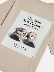 New Balance 574 鞋履圖案 T 裇 - 圖片 3/4