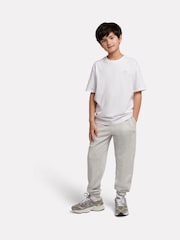 New Balance Grey French Terry Small Logo Joggers - Image 5 of 8