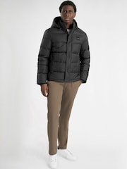 Calvin Klein Golf Black Vanta Hooded Puffa Jacket - Image 4 of 10