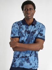 Calvin Klein Golf Digital Chaos Printed Polo Shirt - Bild 1 von 9
