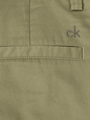 Berde - Calvin Klein Golf Vacation Chino Shorts - Larawan 8 ng 8