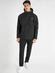 Calvin Klein Golf Black Feather Dry 15K Hooded Waterproof Jacket - Image 3 of 11