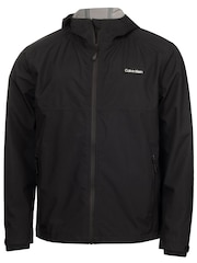 Calvin Klein Golf Black Feather Dry 15K Hooded Waterproof Jacket - Image 7 of 11