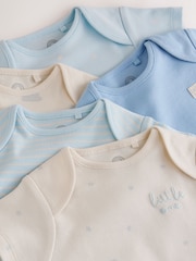 Pale Blue Cloud - حزمة من 5 لباس قطعة واحدة للبيبي بكم قصير - صورة 9 من 11