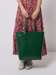 SCAMP & DUDE Green Lightning Bolt Tote Bag - Image 1 of 2