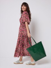 SCAMP & DUDE Green Lightning Bolt Tote Bag - Image 2 of 2