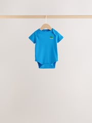 Green Dinosaur Short Sleeve Baby Bodysuits 5 Pack - Image 6 of 11