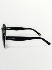 Černý - Laura Ashley New Geometric Sunglasses - Obrázek 3 z 4