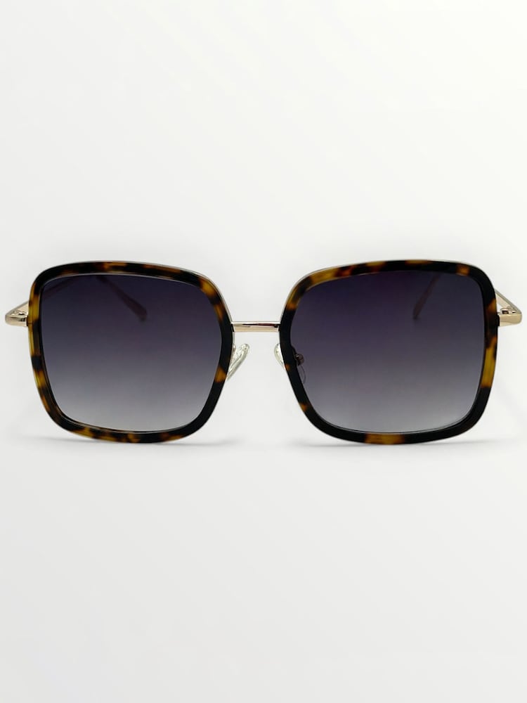 Laura Ashley Brown Square Sunglasses - Image 1 of 5