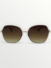 Lesklé zlato - Laura Ashley Oval Sunglasses - Obrázek 2 z 5