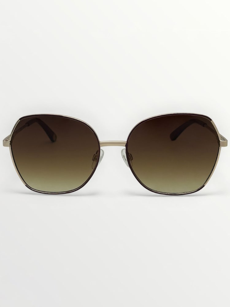 Lesklé zlato - Laura Ashley Oval Sunglasses - Obrázek 2 z 5