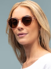 Přírodní - Laura Ashley New Geometric Sunglasses - Obrázek 1 z 5