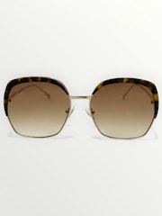 Zlatá - Laura Ashley New Geometric Sunglasses - Obrázek 2 z 5