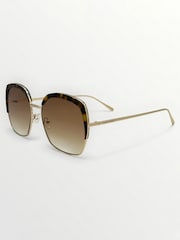 Zlatá - Laura Ashley New Geometric Sunglasses - Obrázek 3 z 5