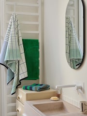 Mapoesie Blue Echo Cotton 650gsm Jacquard Towel - Image 1 of 4