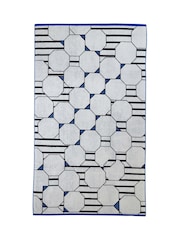 Mapoesie White Solaire Cotton 650gsm Jacquard Towel - Image 3 of 3
