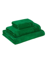 Mapoesie Green Rhythym Cotton 650gsm Velour Jacquard Towel - Image 3 of 4