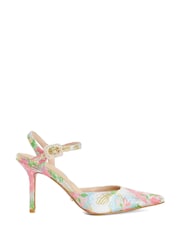 Dune London Pink Channel Court Shoes - Image 1 of 5