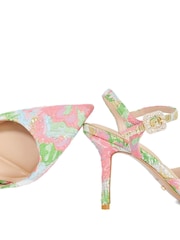 Dune London Pink Channel Court Shoes - Image 5 of 5