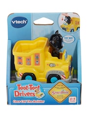V-Tech Toot-Toot Drivers® Coco Cat The Builder Toy Car - Image 3 of 3