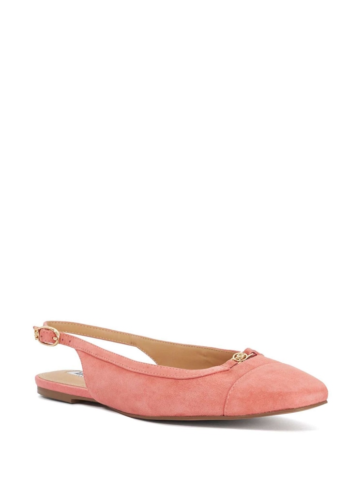 Dune London Hanna Ballet Suede Pumps - Image 2 of 5