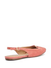 Dune London Hanna Ballet Suede Pumps - Image 3 of 5