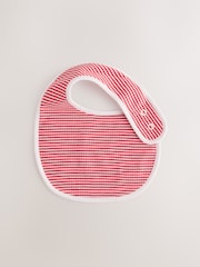 Red/White Christmas Baby Bibs 3 Pack - Image 2 of 6