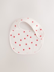 Red/White Christmas Baby Bibs 3 Pack - Image 3 of 6