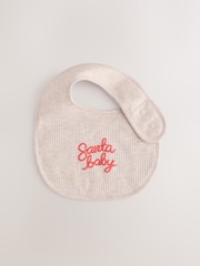 Red/White Christmas Baby Bibs 3 Pack - Image 4 of 6