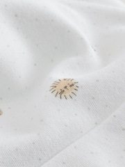 White Mini Safari Animals Tie Top Baby Hats 3 Pack (0-12mths) - Image 6 of 6