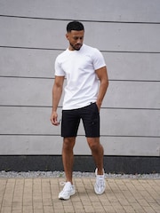 CAPO Black Utility Tech Cargo Shorts - Image 1 of 6