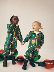 The Grinch Waterproof Printed Puddlesuit (9mths-7yrs) - Image 1 of 5