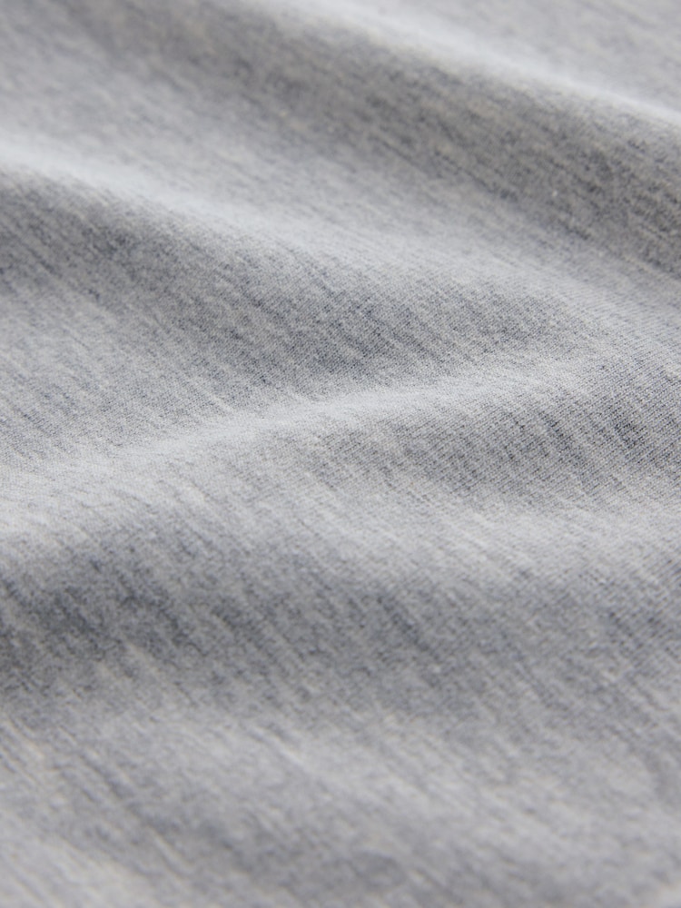 Grey Jersey Balloon Leg Button Through Long Sleeve Pyjamas - Image 9 of 9 Grey Jersey Balloon Leg Button Through Long Sleeve Pyjamas - Image 9 of 9