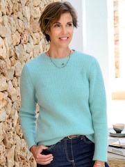 Cotton Traders Green Super Soft Jumper - Image 1 of 3