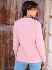 Cotton Traders Pink Super Soft Jumper - Image 2 of 4