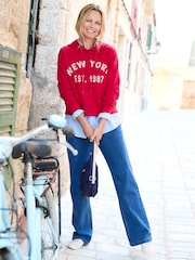 Cotton Traders Red Hooded Sweatshirt - Image 3 of 4