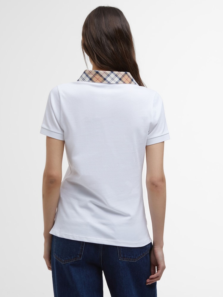 Weiß - Barbour® Malvern Polo-Shirt - Bild 2 von 7