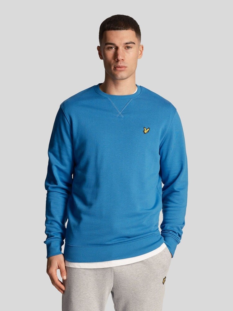 Lyle & Scott Blue 100% Cotton Crew Neck Sweatshirt - Image 1 of 5