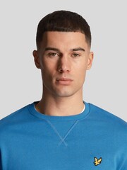 Lyle & Scott Blue 100% Cotton Crew Neck Sweatshirt - Image 4 of 5