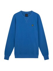 Lyle & Scott Blue 100% Cotton Crew Neck Sweatshirt - Image 5 of 5