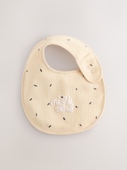 Pink/Cream Brunch Baby Bibs 3 Pack - Image 2 of 6