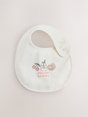 Pink/Cream Brunch Baby Bibs 3 Pack - Image 3 of 6