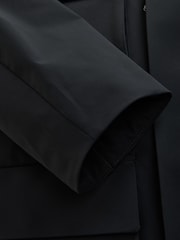 Black Showerproof Four Pocket Hooded Coat - Image 11 of 13