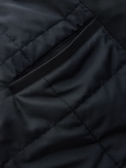 Black Showerproof Four Pocket Hooded Coat - Image 12 of 13