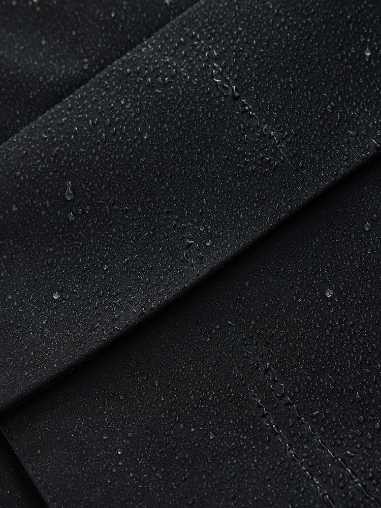 Black Showerproof Four Pocket Hooded Coat - Image 13 of 13 Black Showerproof Four Pocket Hooded Coat - Image 13 of 13