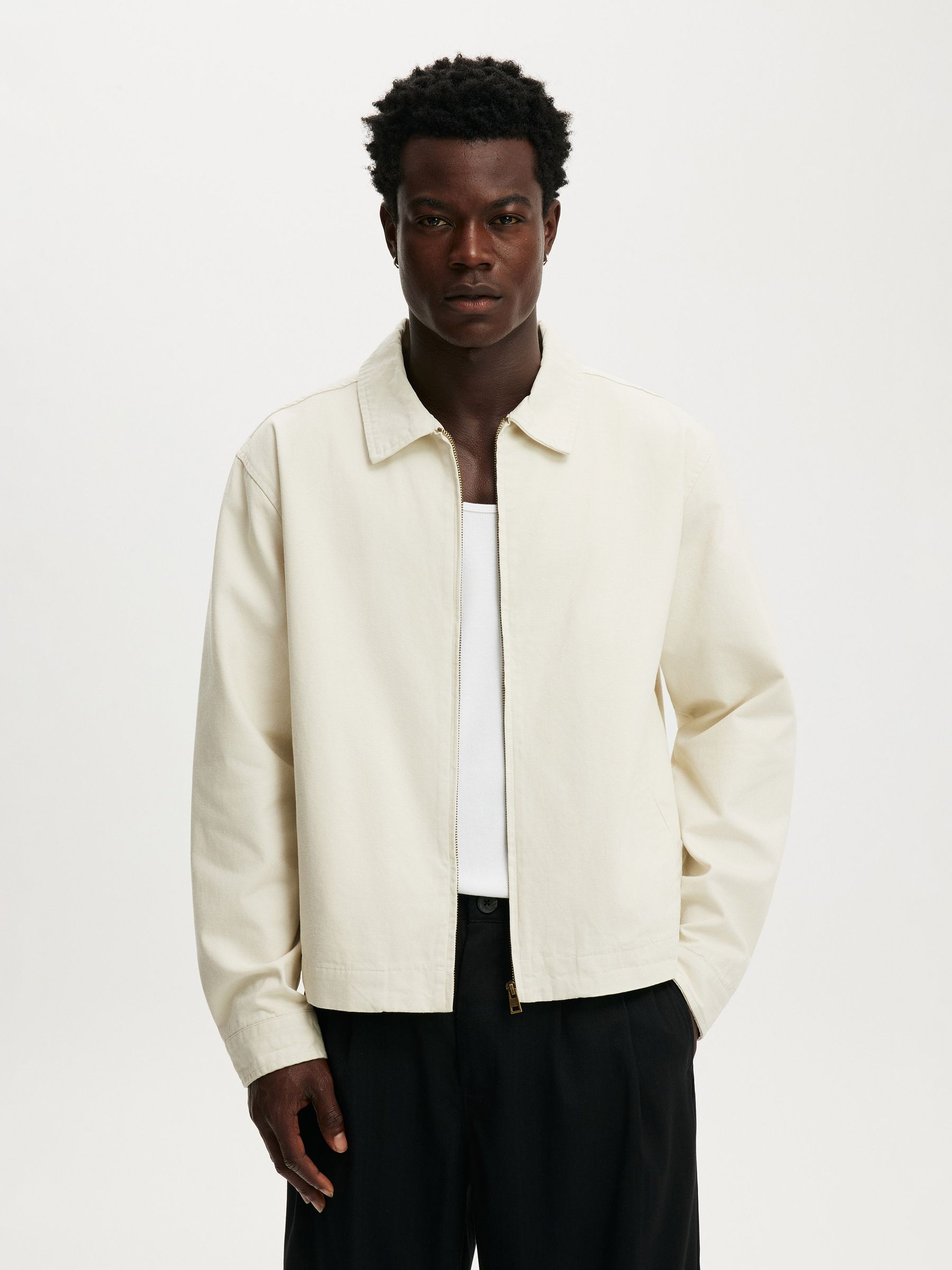 Buy Cotton On Ecru Harrington Jacket from Next USA